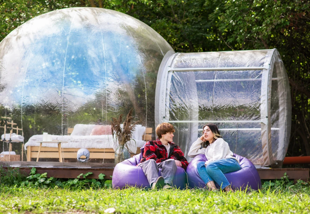 inflatable bubble bed tent